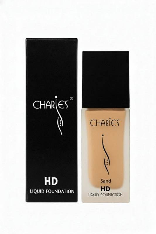 Charies HD Liquid Foundation – shade Natural | Full Coverage, Long Lasting & Flawless Finish
